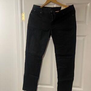 NWT Women’s Talbots Black Straight Leg Jeans